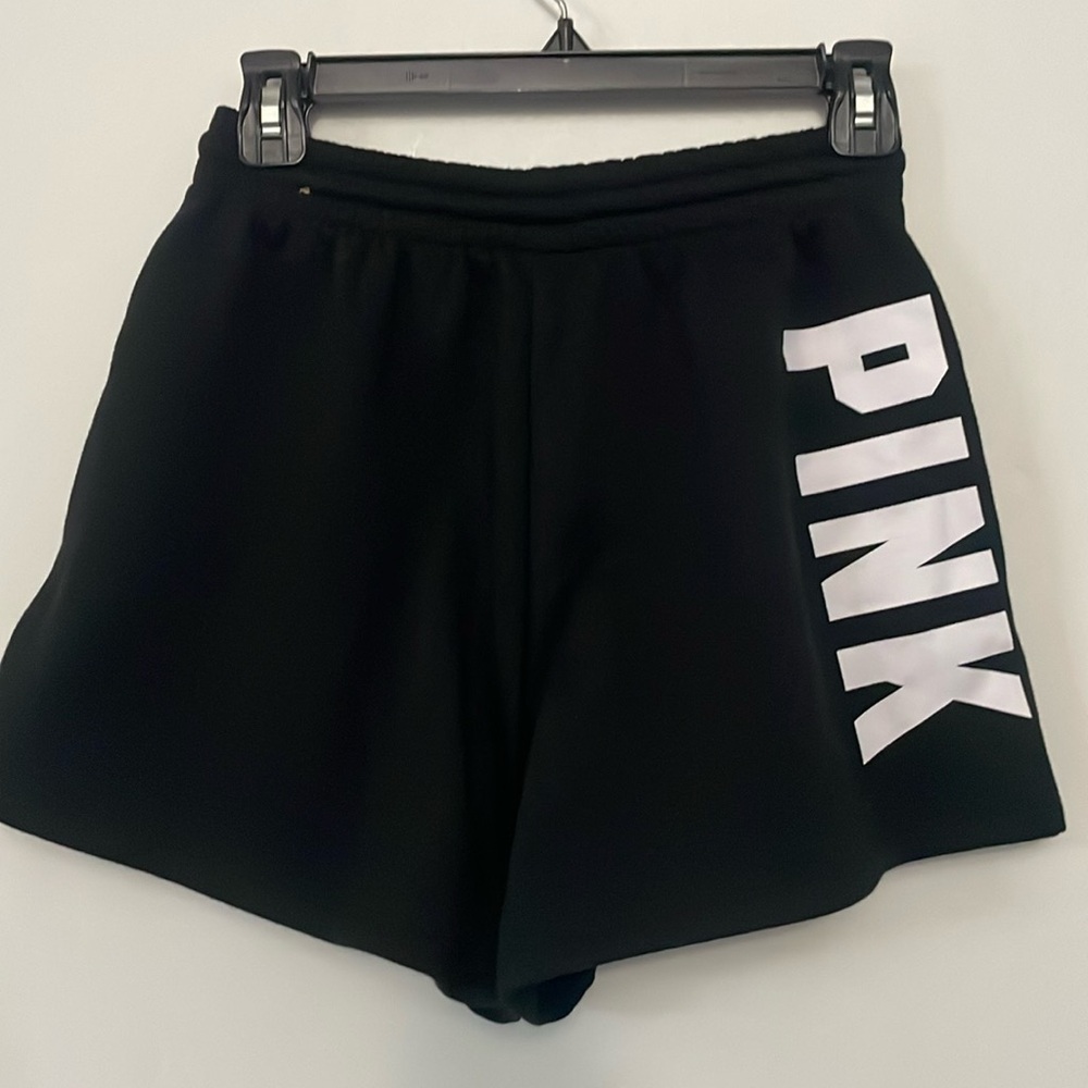 black shorts from pink